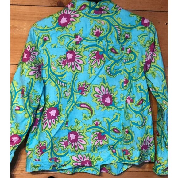 Lucy & Laurel Womens 1x Light Button Jacket - Picture 5 of 6